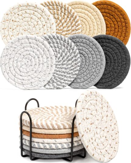 8 Pcs Drink Coasters